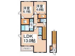 サンハイムの物件間取画像